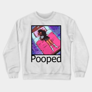 Pooped Anime Aesthetic Crewneck Sweatshirt